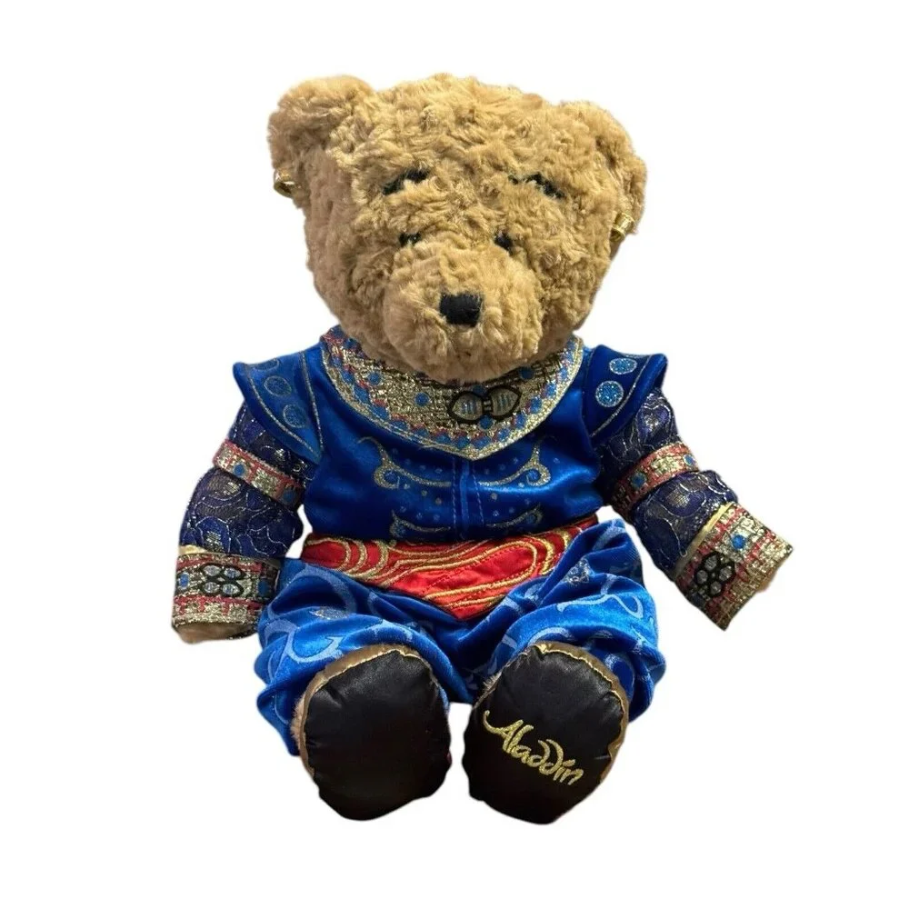 DISNEY ALADDIN THE MUSICAL GENIE‎ TEDDY BEAR EXCLUSIVE PLUSH CUDDLY SOFT TOY
